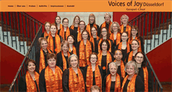 Desktop Screenshot of gospelchor-duesseldorf.de